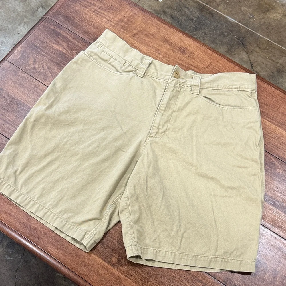 The North Face Men's Beige Flat Front Shorts